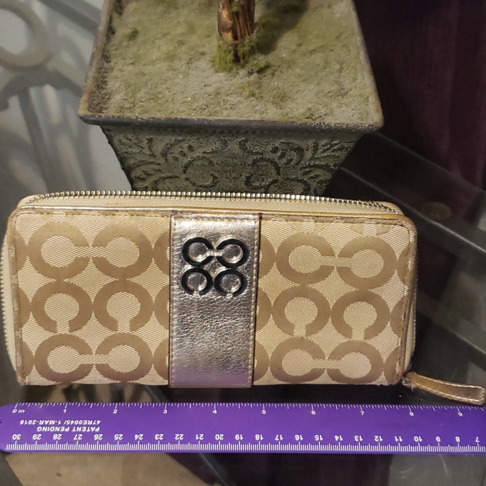 Authentic coach wallet